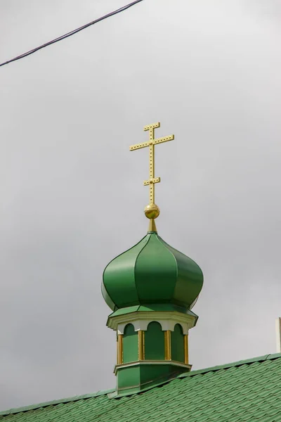 Крыша Здания Украинской Церкви Тернополе — стоковое фото