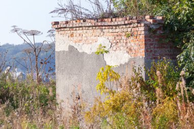 Arkaplan ve dokular için eski tuğla duvar