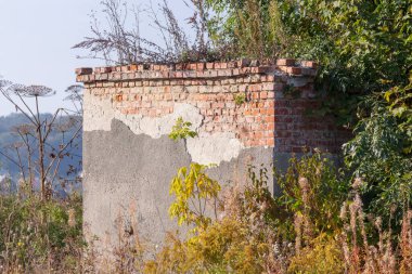 Arkaplan ve dokular için eski tuğla duvar