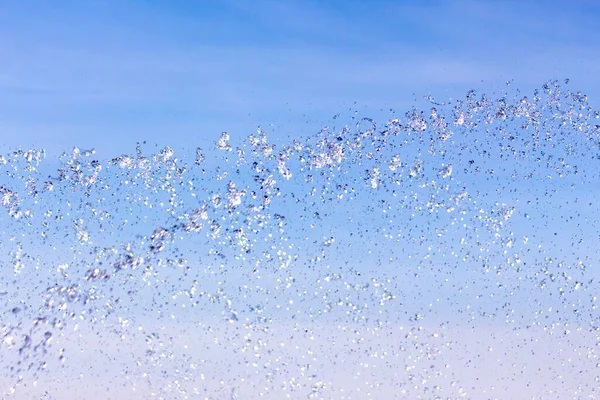 Spritzer Und Wasserstrahlen Brunnen Und Wasser Park — Stockfoto