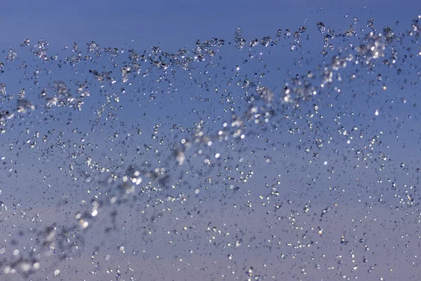 Spritzer Und Wasserstrahlen Brunnen Und Wasser Park — Stockfoto