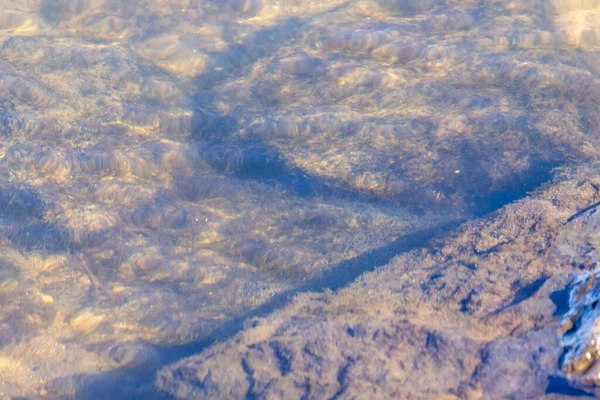 湖の水と波の質感 — ストック写真