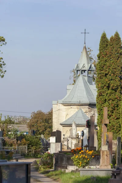 Igreja Polonesa Foi Construída 1864 Uma Capela Cemitério — Fotografia de Stock