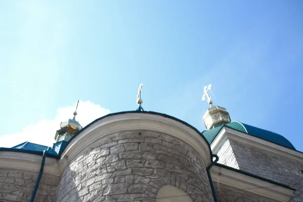 Зелений Дах Великої Церкви Тернополі — стокове фото