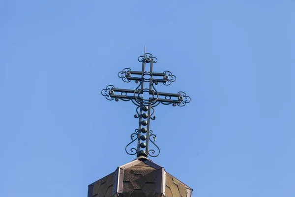 Cruz Cristiana Techo Iglesia Greco Católica Ucraniana — Foto de Stock