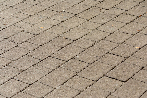 Texture of concrete pavement for backgrounds in the park