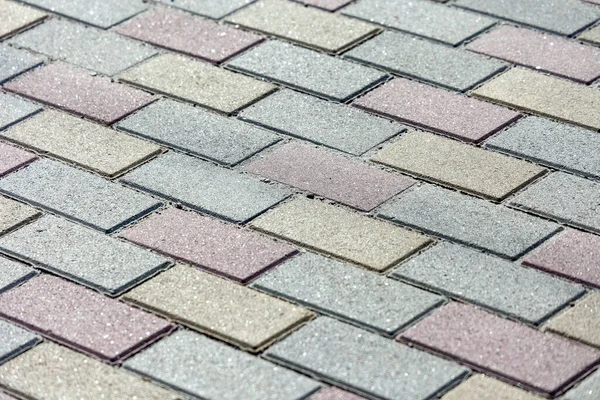 Colored Cobblestone Texture Backgrounds Concrete Pavement Sidewalk — Stock Photo, Image