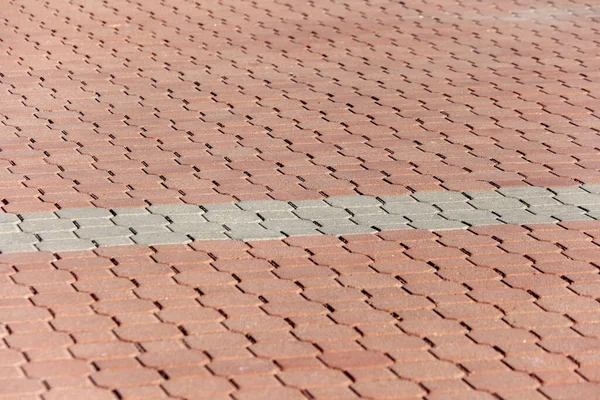 Kolorowy Bruk Tekstury Dla Tła Betonowy Chodnik Chodniku — Zdjęcie stockowe
