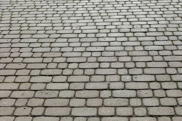 彩色鹅卵石纹理为背景 人行道上的混凝土路面 — 图库照片