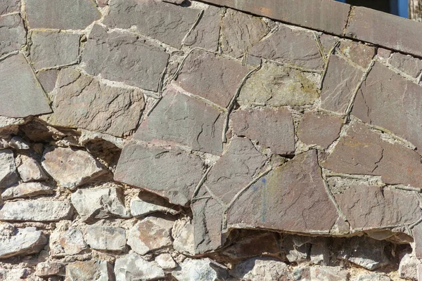 背景の古い石壁の質感 — ストック写真