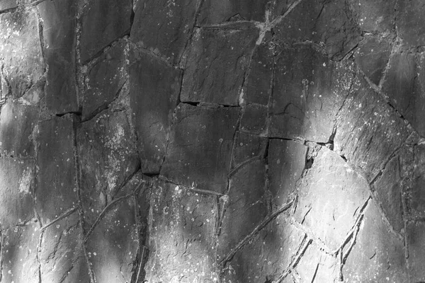 Textura Uma Antiga Parede Pedra Para Fundos — Fotografia de Stock