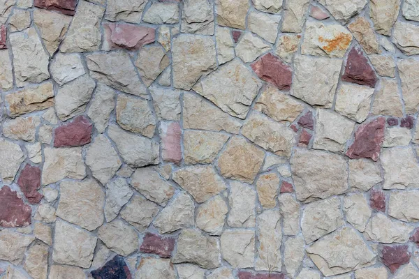 Textura Parede Pedra Colorida Para Fundos — Fotografia de Stock