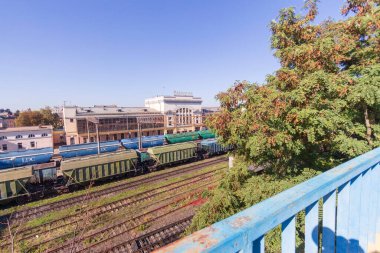 Ternopil 'deki tren istasyonu 1870 yılında inşa edildi.