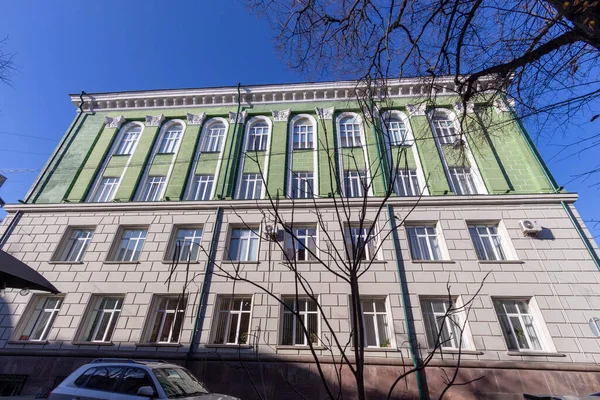 Fasad Den Administrativa Byggnaden Det Medicinska Universitetet Ternopil — Stockfoto