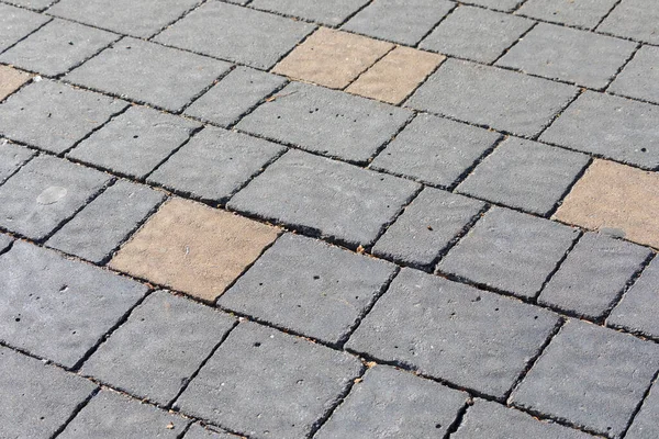 Прямоугольный Бетонный Тротуар Фонов Текстур — стоковое фото