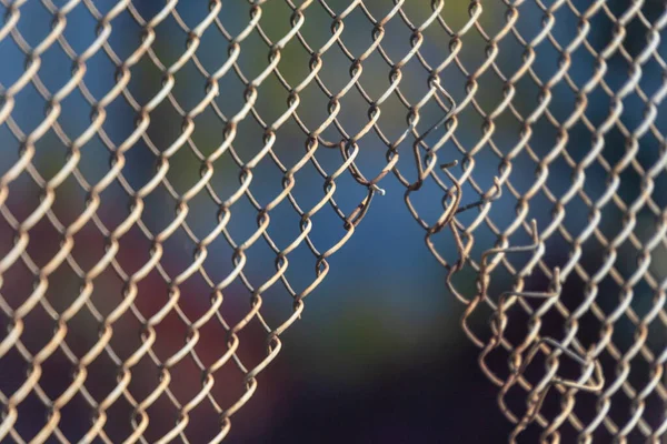 Текстура Колыбели Синтетической Сетки Заборе Заднего Плана — стоковое фото