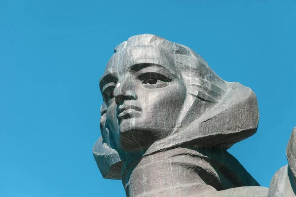 Памятник Женщине Опекуну Семьи Время Второй Мировой Войны — стоковое фото