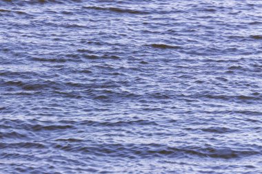 Göldeki bir fırtına sırasında dalgaların dokusu