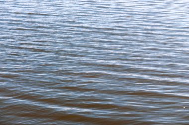 Göldeki bir fırtına sırasında dalgaların dokusu