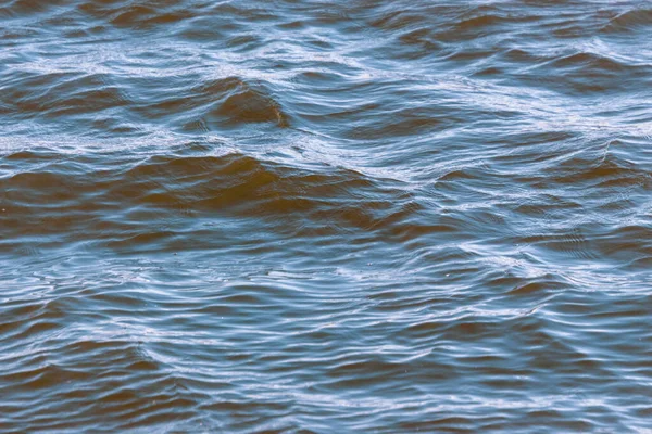 Textura Las Olas Durante Una Tormenta Lago —  Fotos de Stock