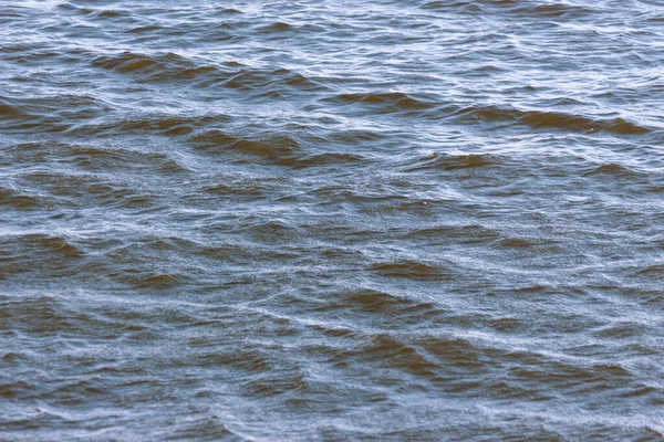 Texture Waves Storm Lake — Stock Photo, Image