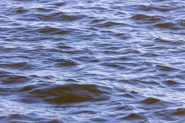 Textura Las Olas Durante Una Tormenta Lago —  Fotos de Stock