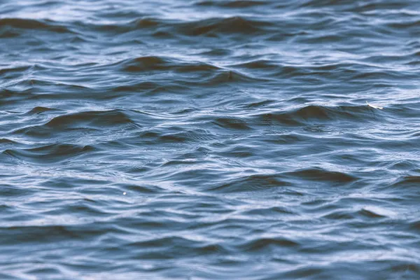 Textura Las Olas Durante Una Tormenta Lago — Foto de Stock