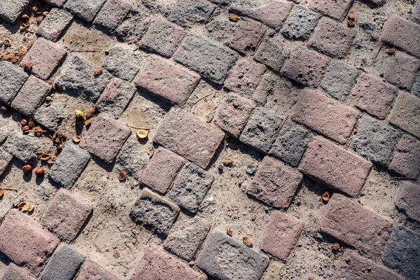 Texturen Van Oude Vernielde Betonnen Bestrating Voor Achtergronden — Stockfoto
