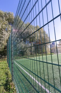 Arka planda beşik ya da sentetik ağ dokusu