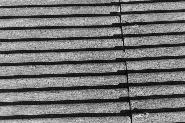Текстура Сірого Хвилястого Шиферу Даху Будинку — стокове фото