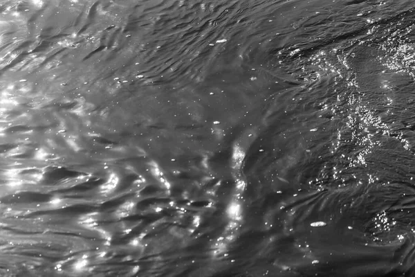 Rayos Sol Desenfoque Agua Negra — Foto de Stock