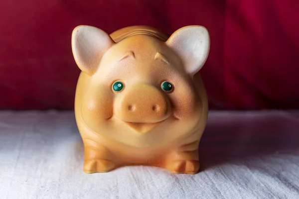 Escultura Brinquedo Porco Para Turistas Colecionadores — Fotografia de Stock