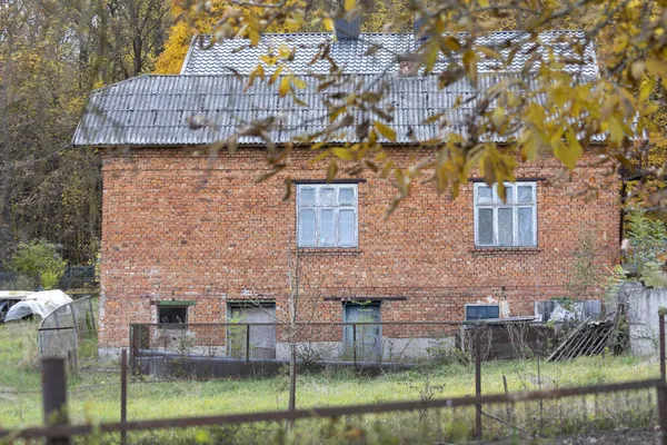 Fasad Bostadshus Ett Bostadsområde Staden — Stockfoto