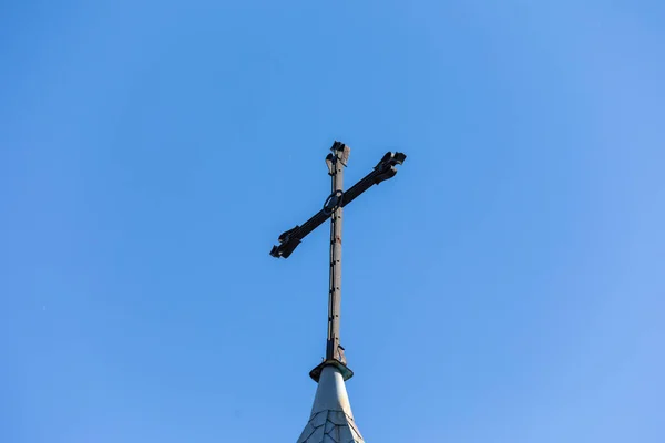 Capela Católica Romana Cemitério Cristão — Fotografia de Stock