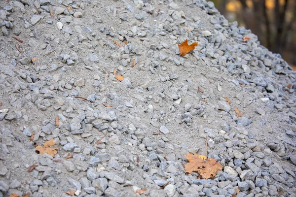 Textura Escombros Grises Una Obra Construcción —  Fotos de Stock