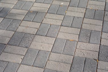 Kaldırımdaki beton kaldırımlar arka planlar için. Asfaltın dokusu, arkaplanı