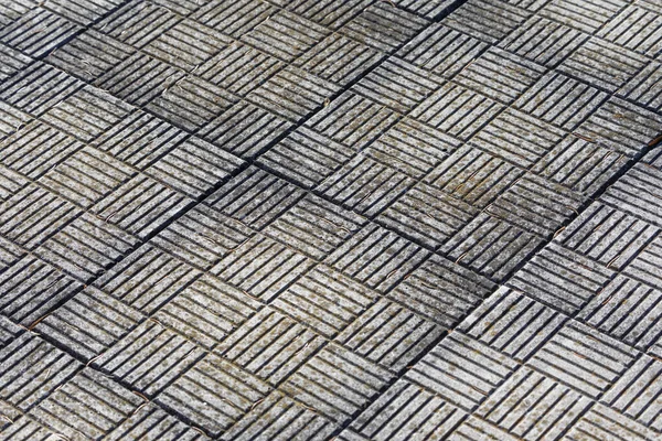 Square Concrete Pavement Gray Color Backgrounds — Stock Photo, Image