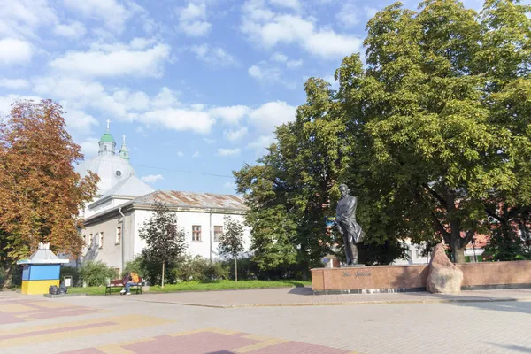 Croce Cristiana Sul Tetto Della Chiesa Greco Cattolica Ucraina — Foto Stock