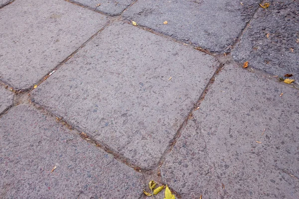 Pavé Béton Sur Trottoir Pour Les Milieux Texture Chaussée Milieux — Photo