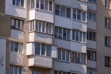 Şehrin yerleşim bölgesinde ikamet eden evler