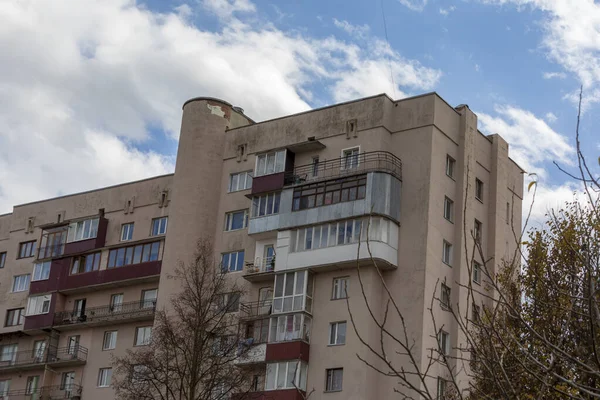 Espace Couchage Résidentiel Avec Maisons Neuves Octobre — Photo