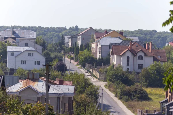 Vista Generale Quartiere Residenziale Nel Villaggio — Foto Stock