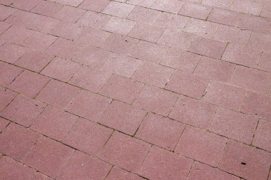 Arkaplan ve dokular için kırmızı kare kaldırım