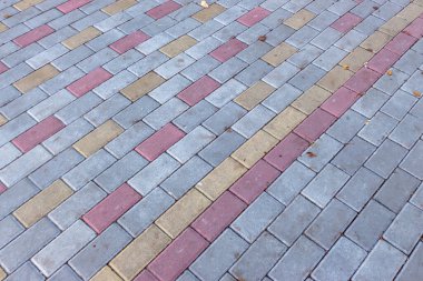 Arkaplan için gri dikdörtgen kaldırım