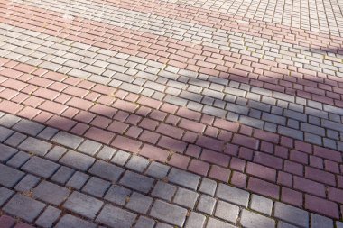 Arkaplan için gri dikdörtgen kaldırım