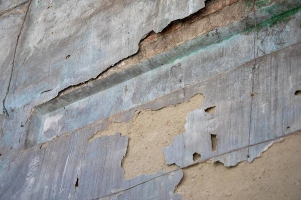 Textura Viejo Muro Arenisca Una Casa Abandonada — Foto de Stock