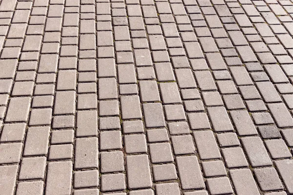 Серый Прямоугольный Тротуар Заднего Плана — стоковое фото