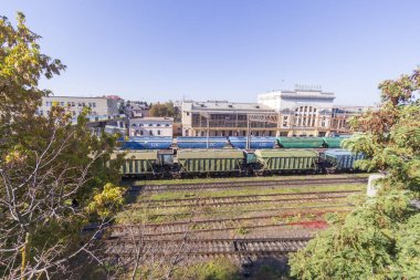 Ternopil 'deki tren istasyonu 1870 yılında inşa edildi.