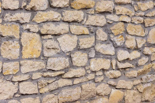 Walls Church Bell Tower Made Yellow Stone — Stock Photo, Image