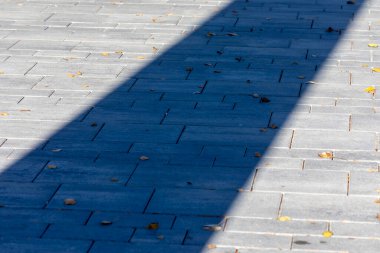 Parktaki arka planlar için beton kaldırım dokusu